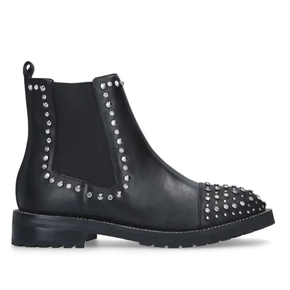 Kurt Geiger London Raven Studded Boots Black